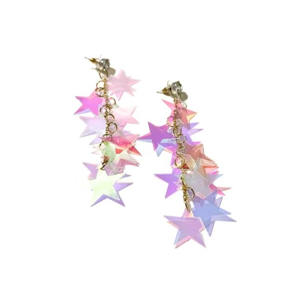 ORECCHINI STELLE CANGIANTI