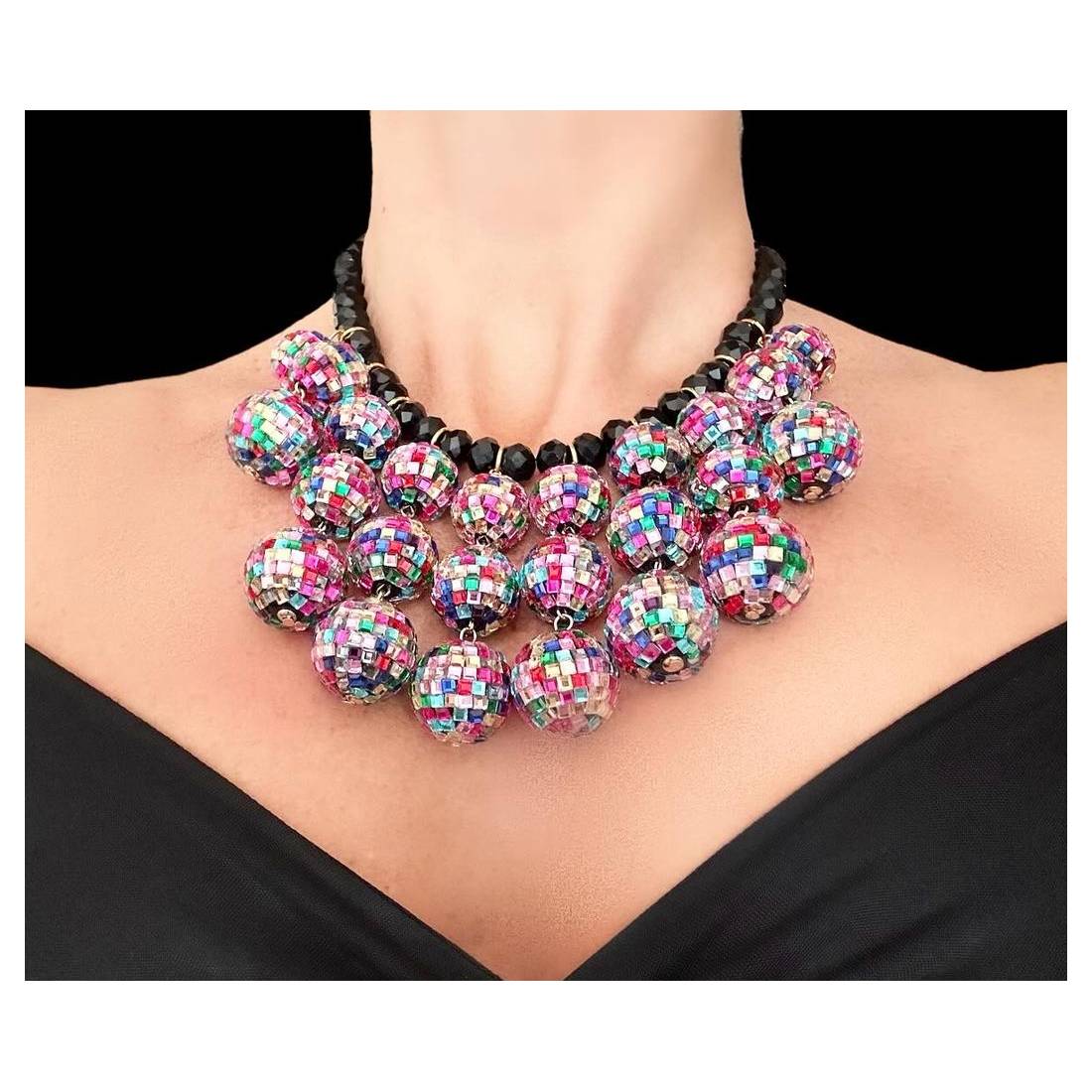 COLLANA VETRO COLOR