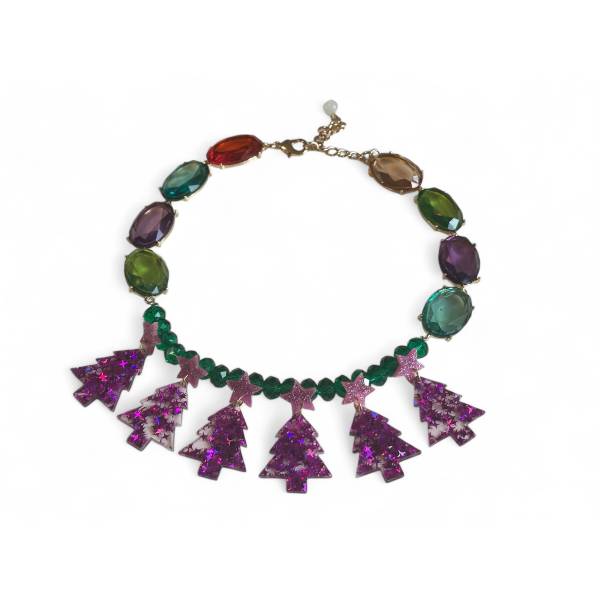 COLLANA ALBERI VIOLA
