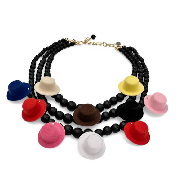 COLLANA MINI CAPPELLI COLOR 2