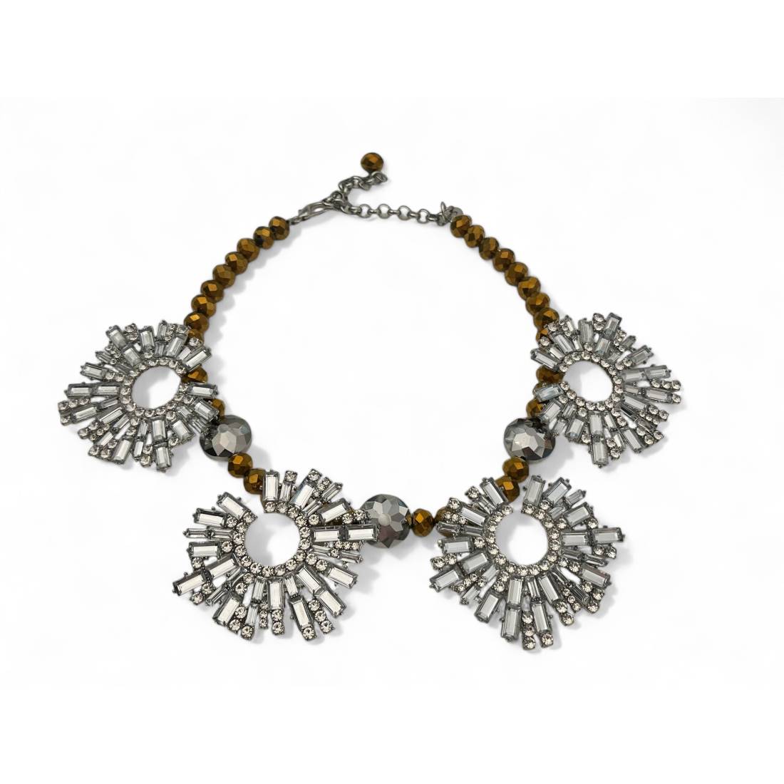 COLLANA CERCHI CRISTALLO