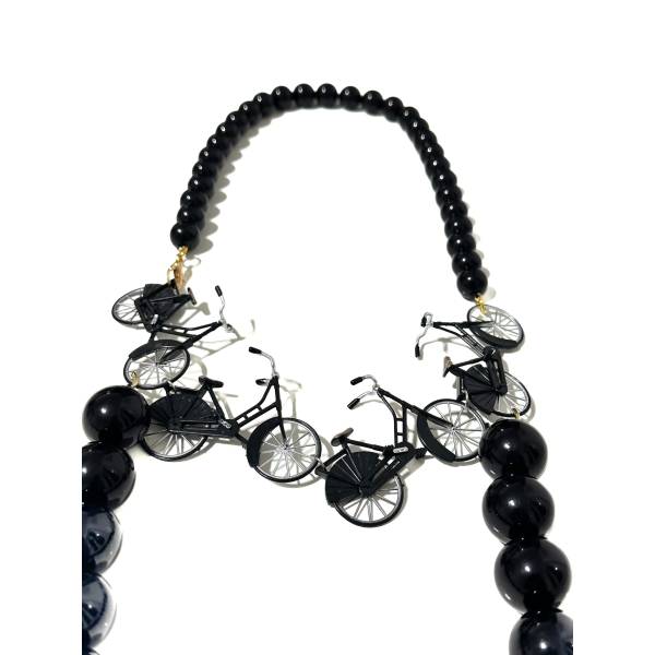 COLLANA MINI BICI BLACK