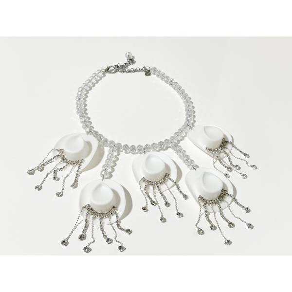 COLLANA CAPPELLI BIANCHI