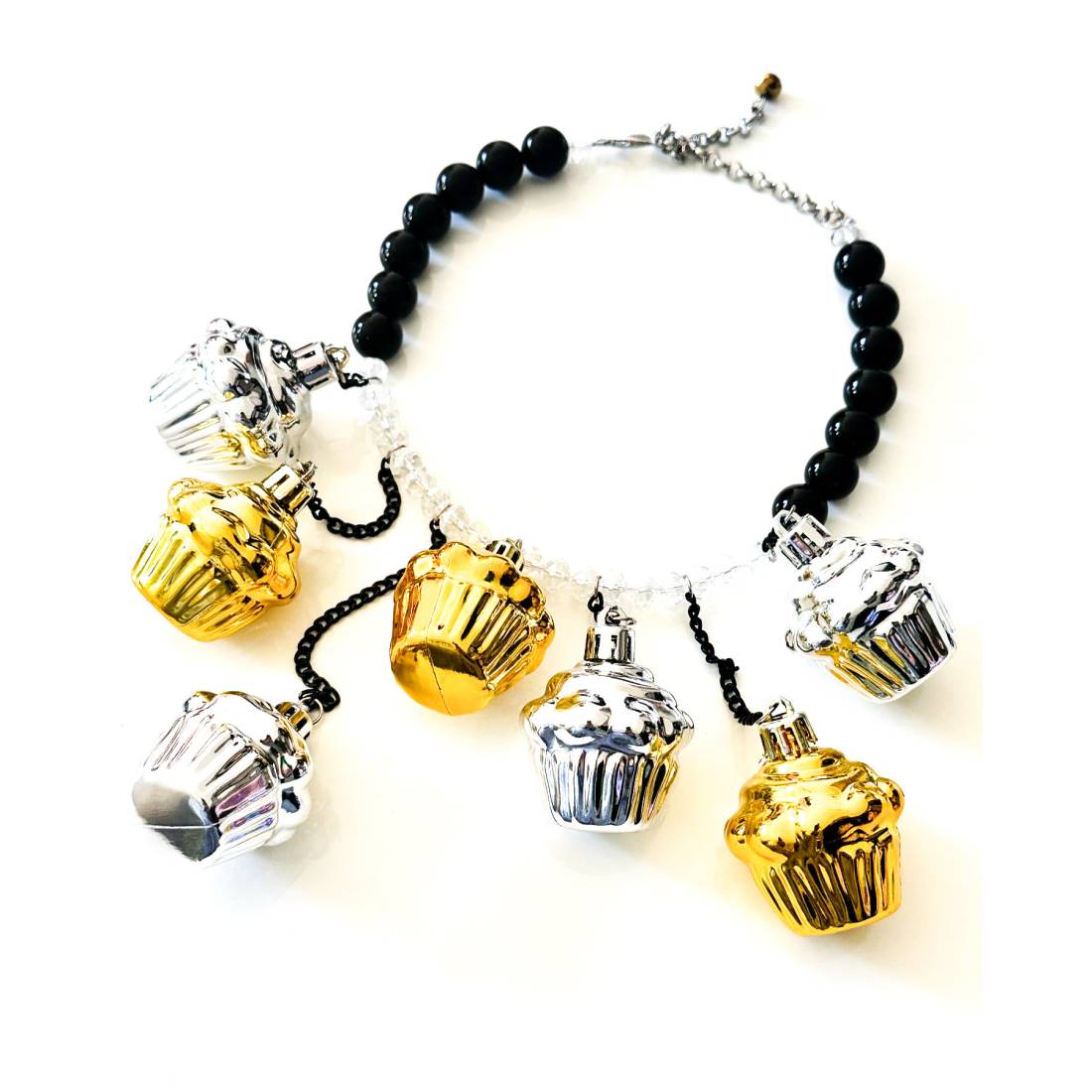 COLLANA CUPCAKE GOLD SILVER