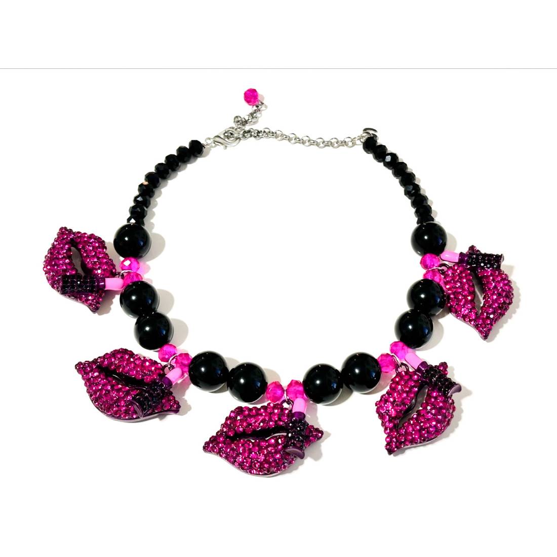 COLLANA BOCCHE CRISTALLO