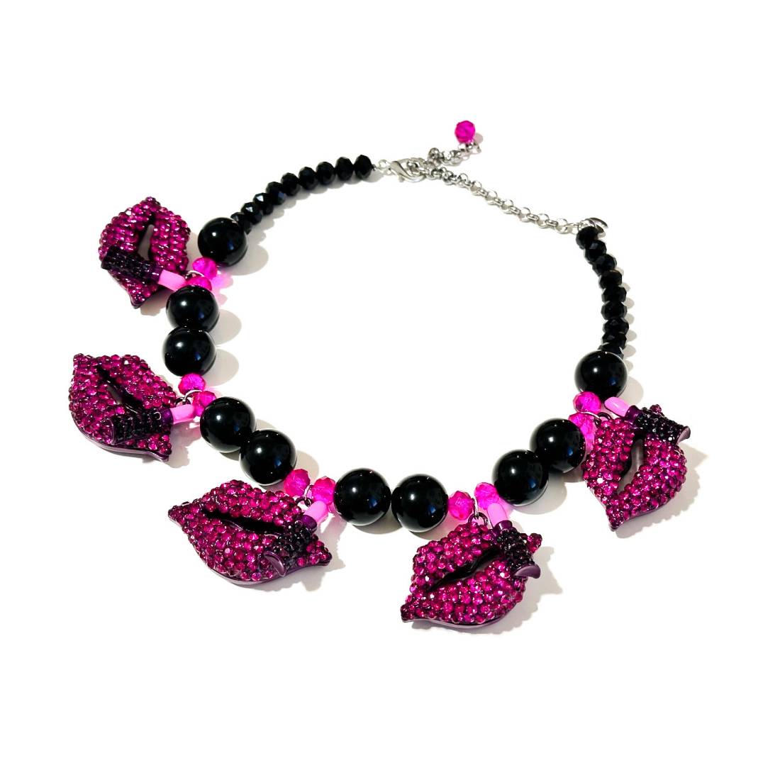 COLLANA BOCCHE CRISTALLO