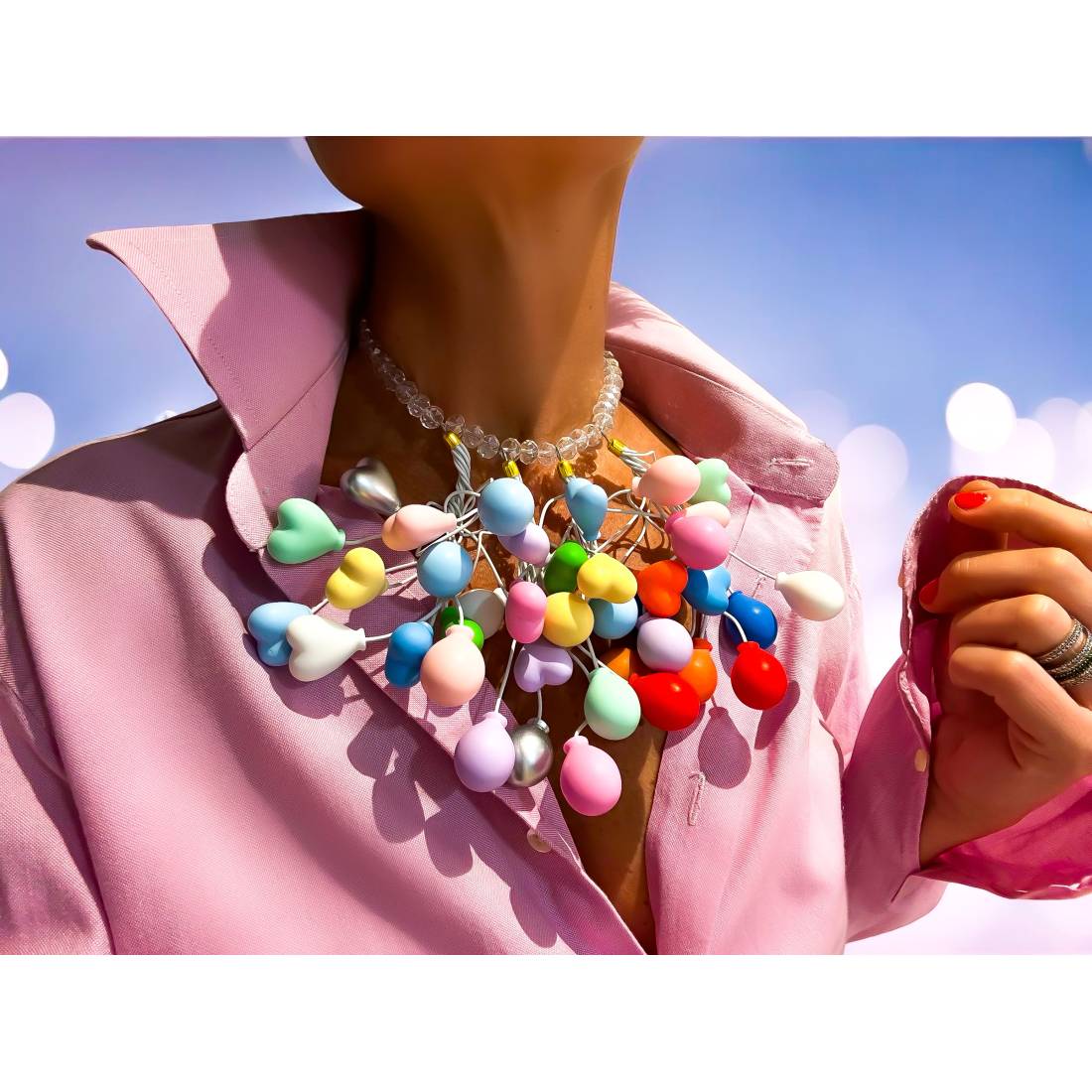 COLLANA PALLONCINI VOLANTI
