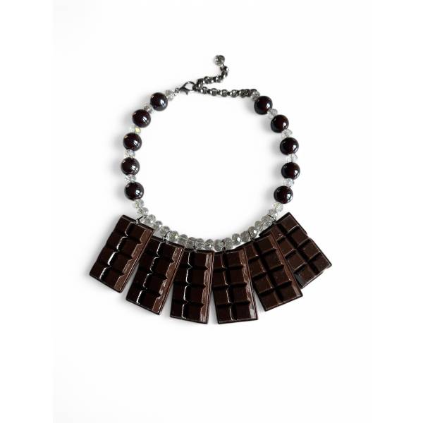 COLLANA CIOCCOLATO MULTI 2