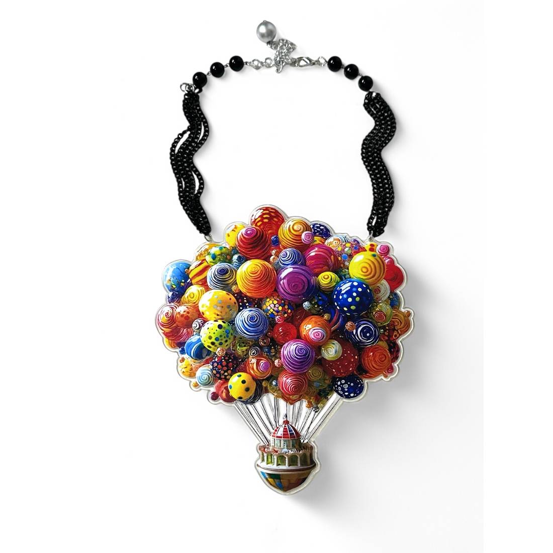 COLLANA MONGOLFIERA PALLONCINI