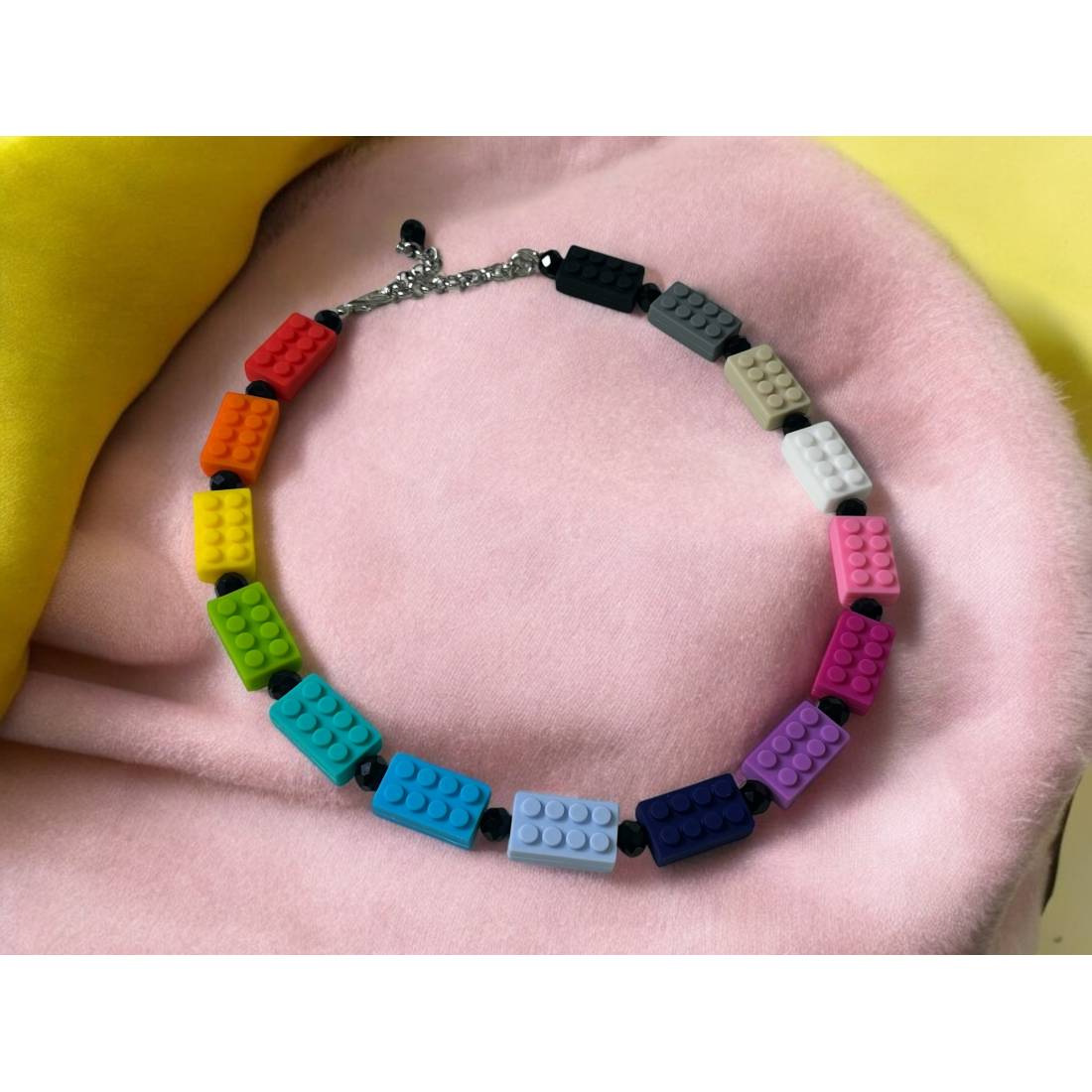 COLLANA MATTONCINI SILICONE