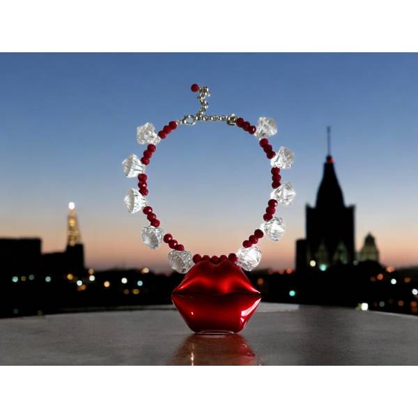 COLLANA BOCCA ROSSA PROFUMO 2