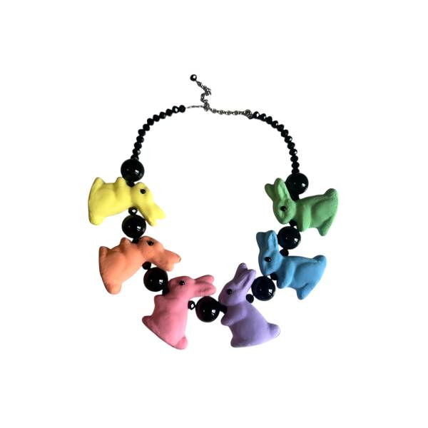 COLLANA CONIGLI COLOR