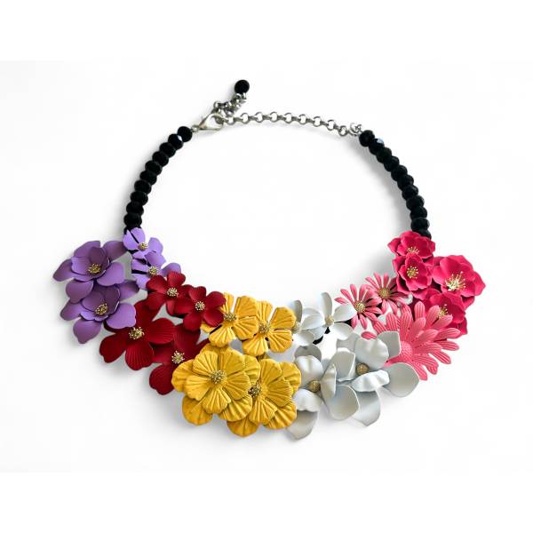 COLLANA MIX FIORI COLOR