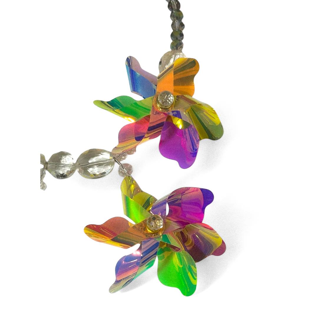 COLLANA GIRANDOLE CANGIANTI