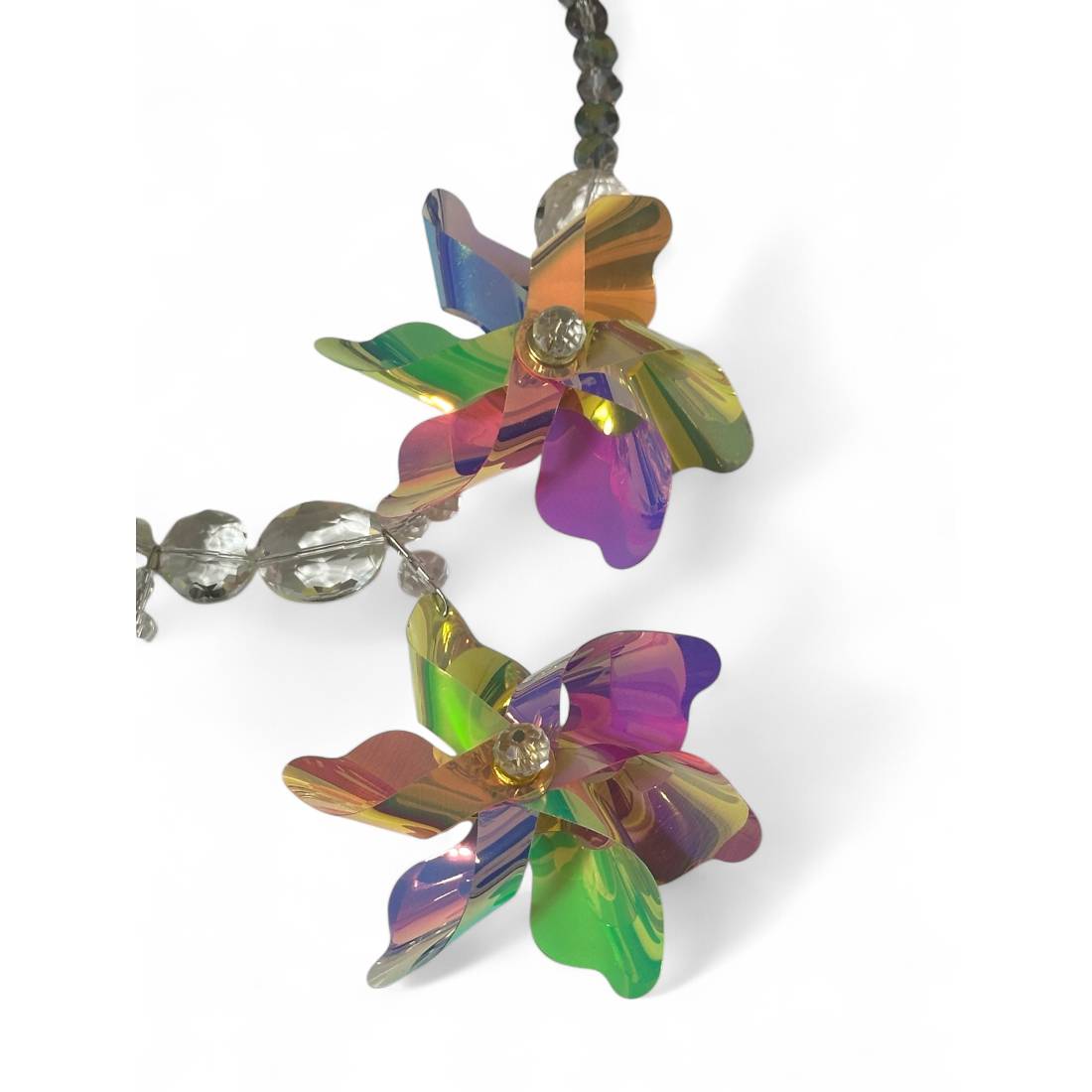 COLLANA GIRANDOLE CANGIANTI