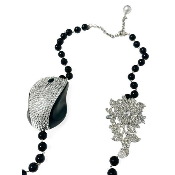 COLLANA MOUSE CRYSTAL