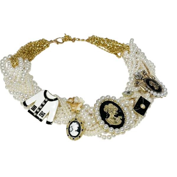 COLLANA TRECCIA PERLE 2