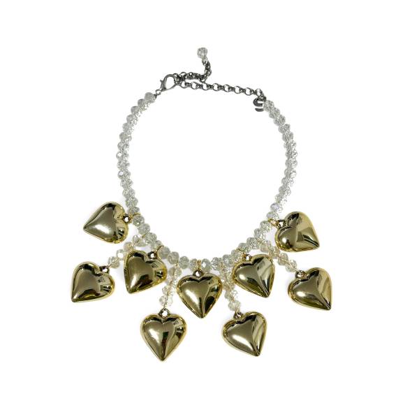COLLANA CUORI ORO