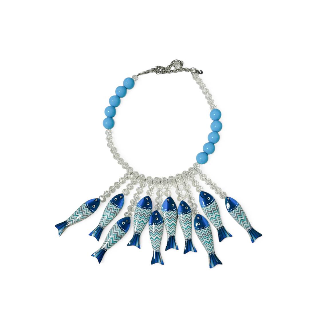 COLLANA PESCI BLU NEW