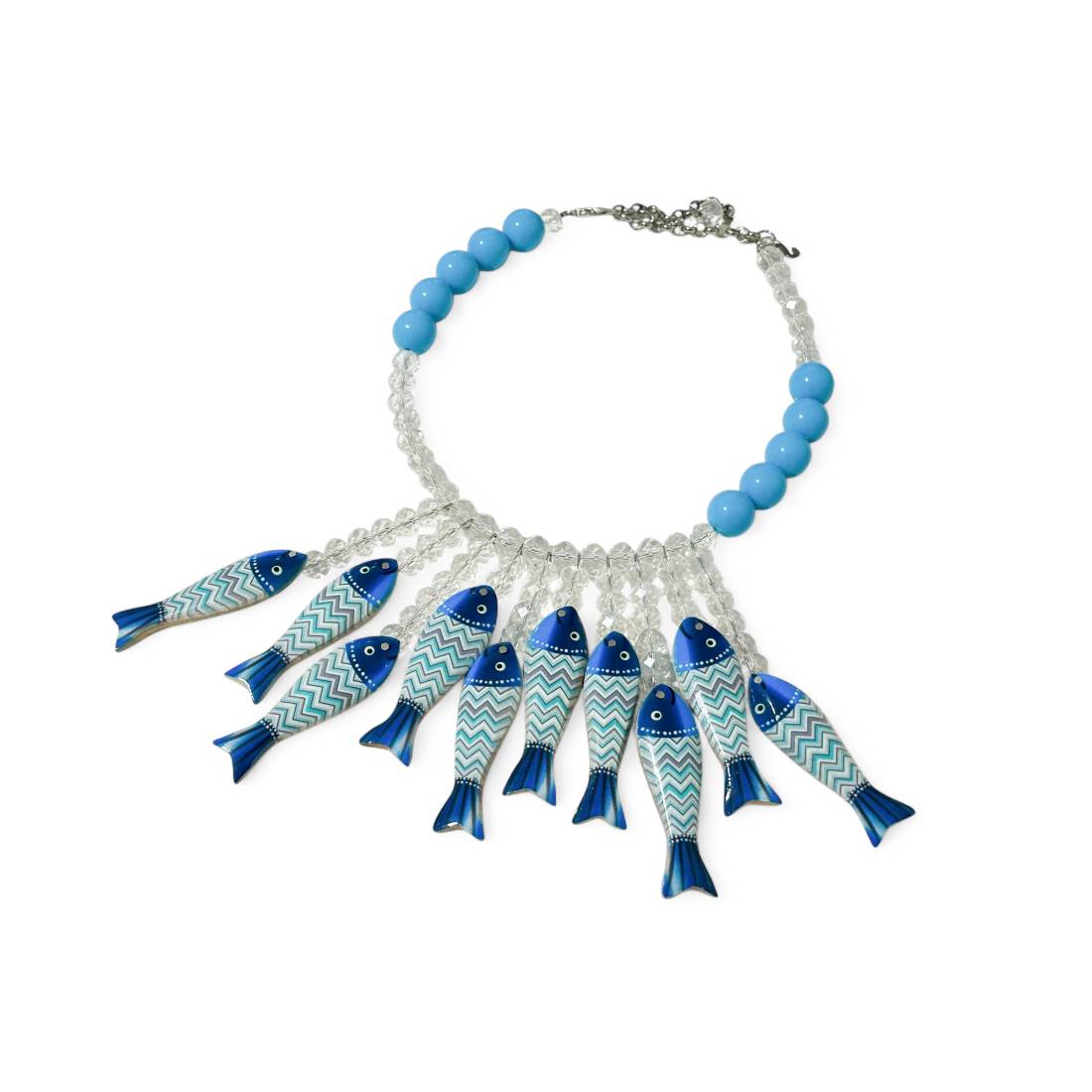 COLLANA PESCI BLU NEW