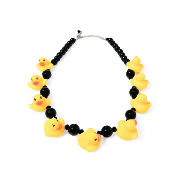 COLLANA PAPERE GIALLE LUNGA 2