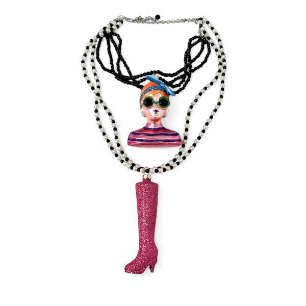 COLLANA DONNA CON STIVALI 2
