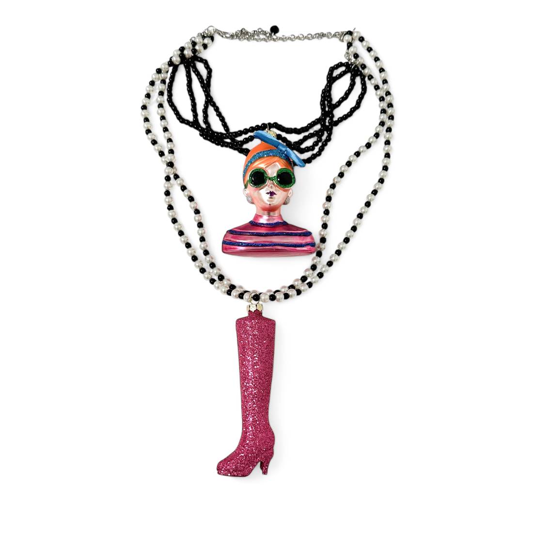 COLLANA DONNA CON STIVALI