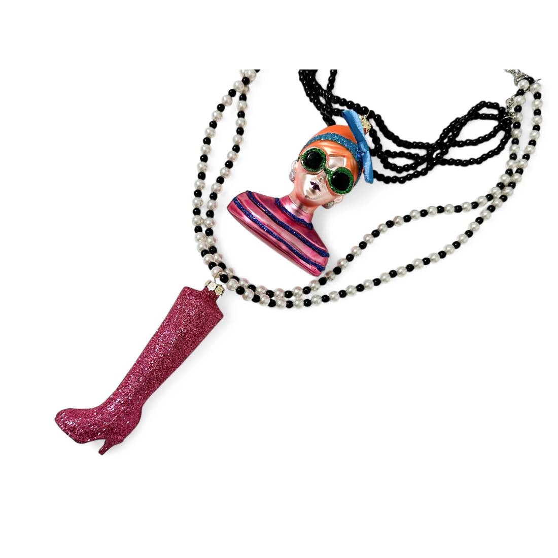 COLLANA DONNA CON STIVALI