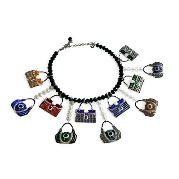 COLLANA BORSE CRISTALLO MULTI