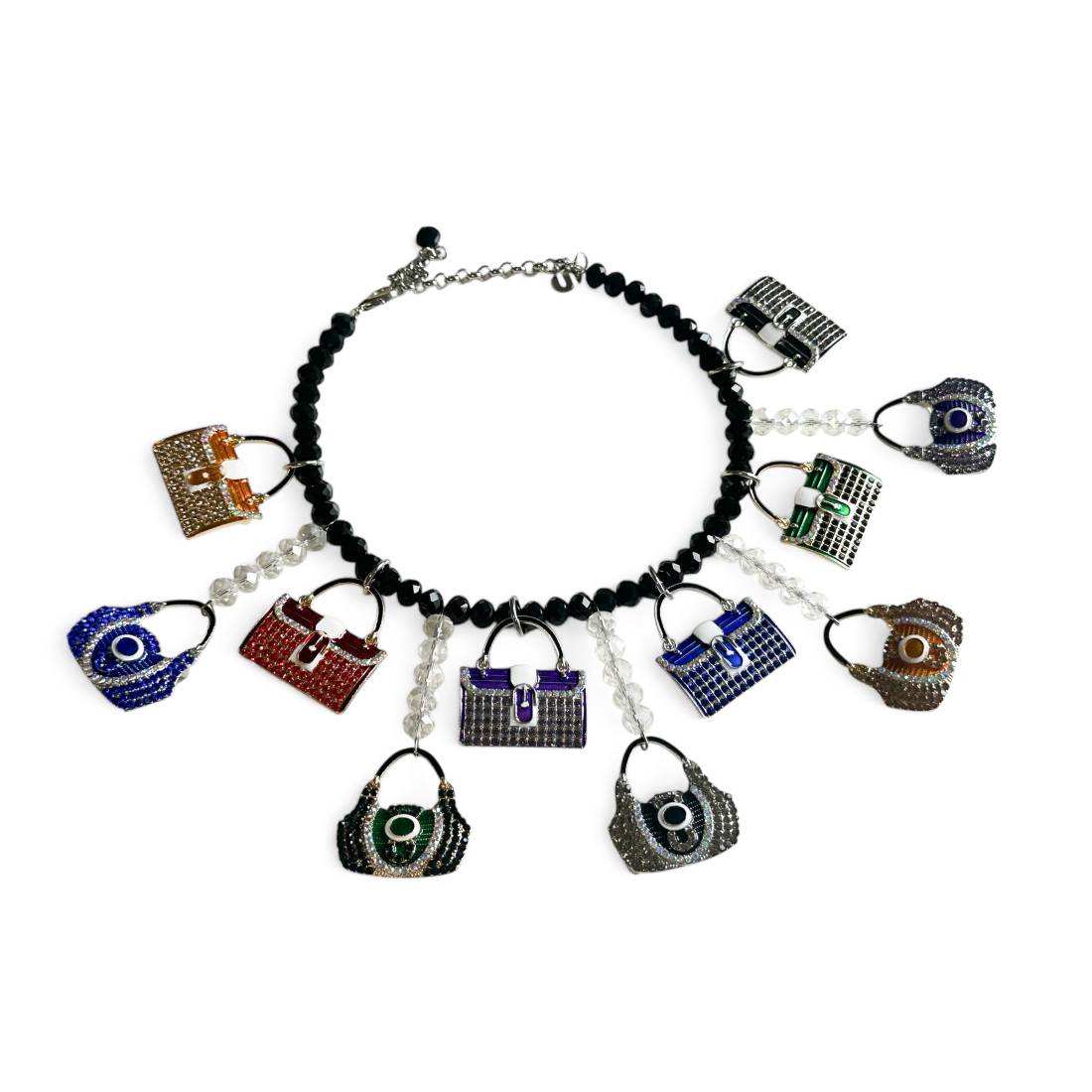 COLLANA BORSE CRISTALLO MULTI