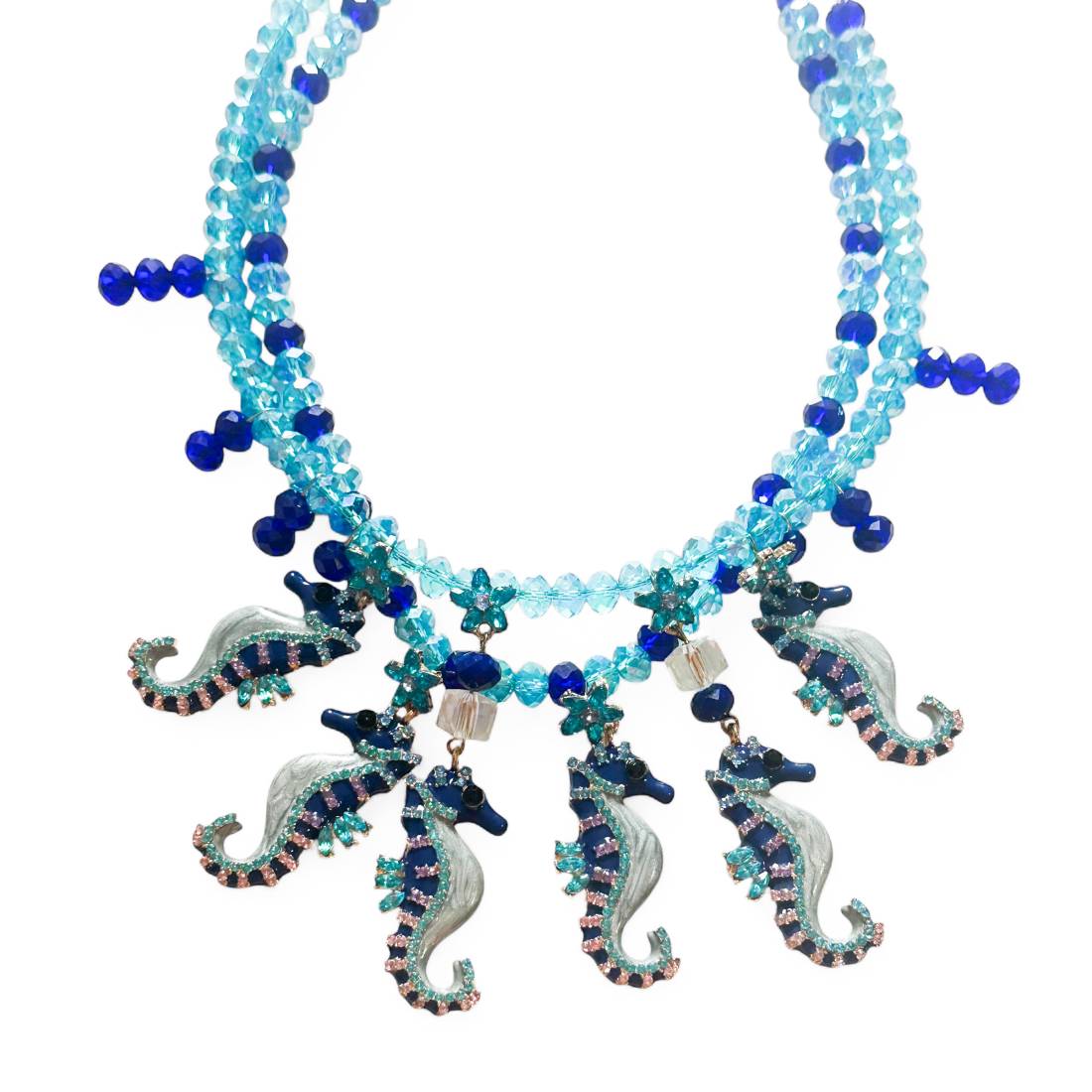 COLLANA CAVALLUCCI MARINI BLU