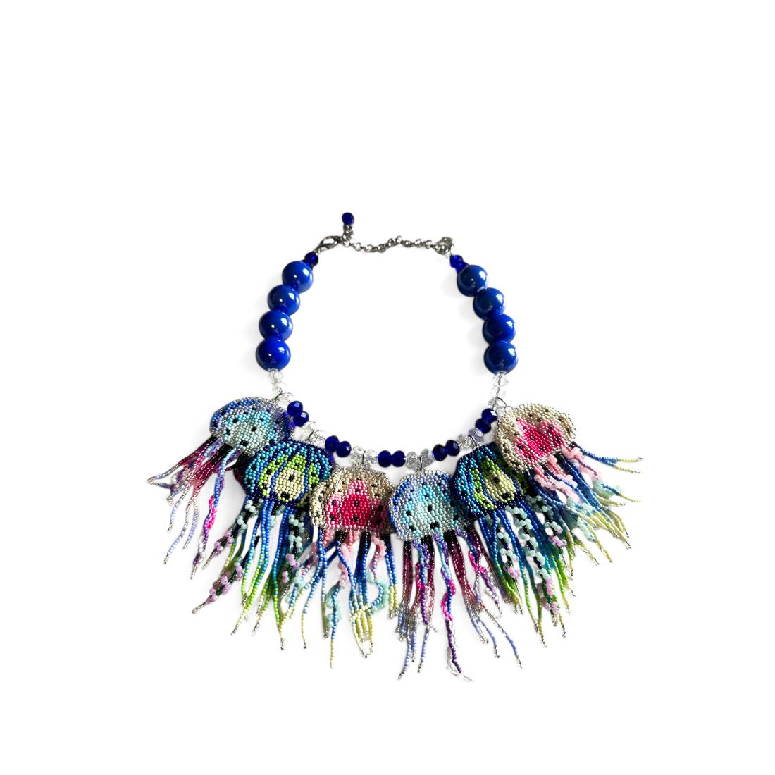 COLLANA MEDUSE PERLINE