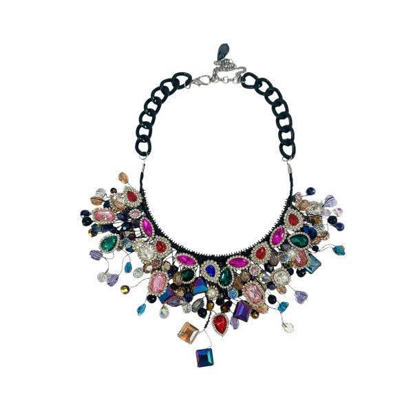 COLLANA STRASS COLOR