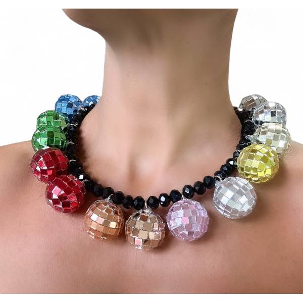 COLLANA PALLE STROBO COLOR