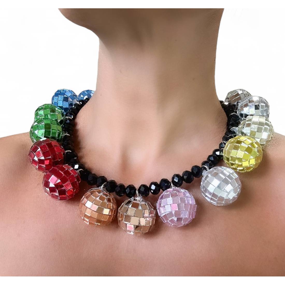 COLLANA PALLE STROBO COLOR