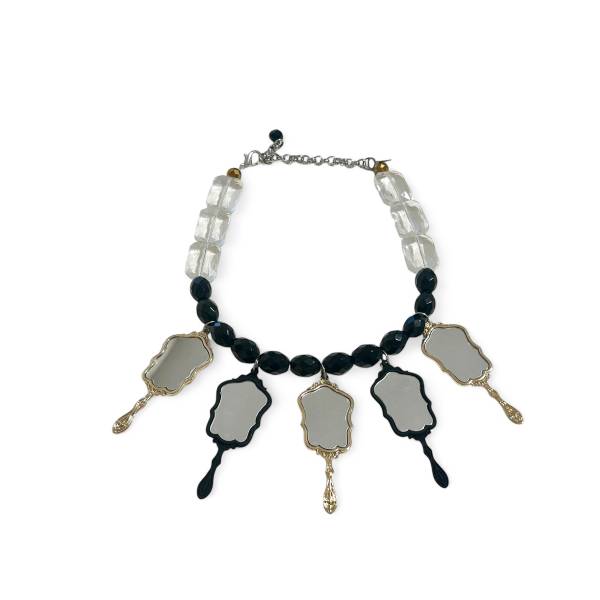 COLLANA SPECCHI GOLD AND BLACK
