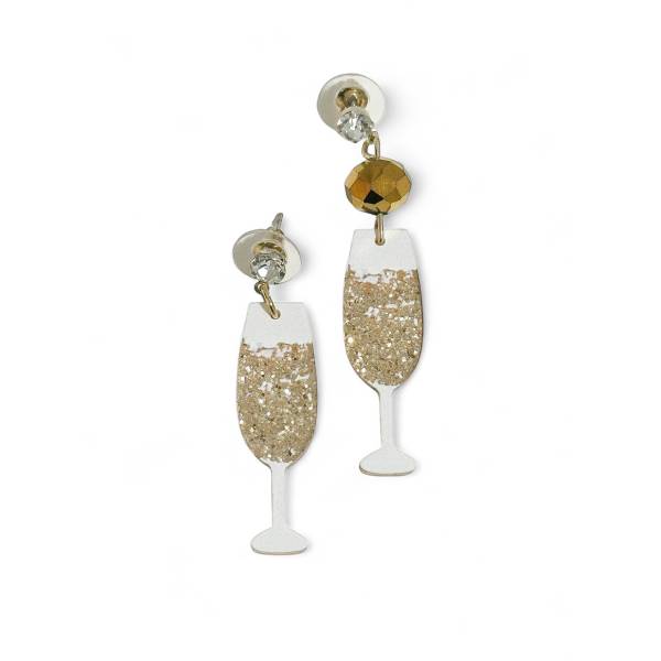 ORECCHINI BICCHIERI CHAMPAGNE