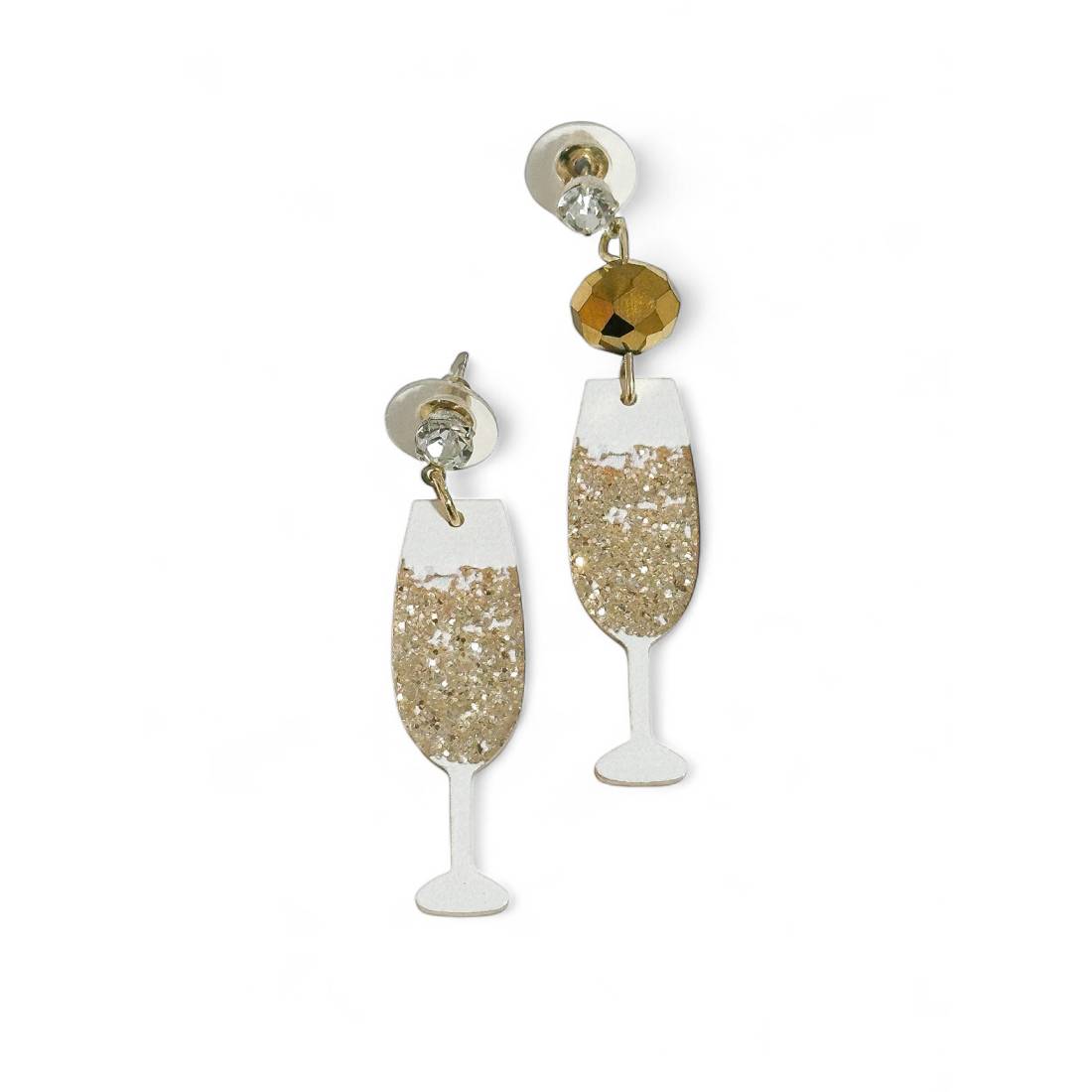 ORECCHINI BICCHIERI CHAMPAGNE
