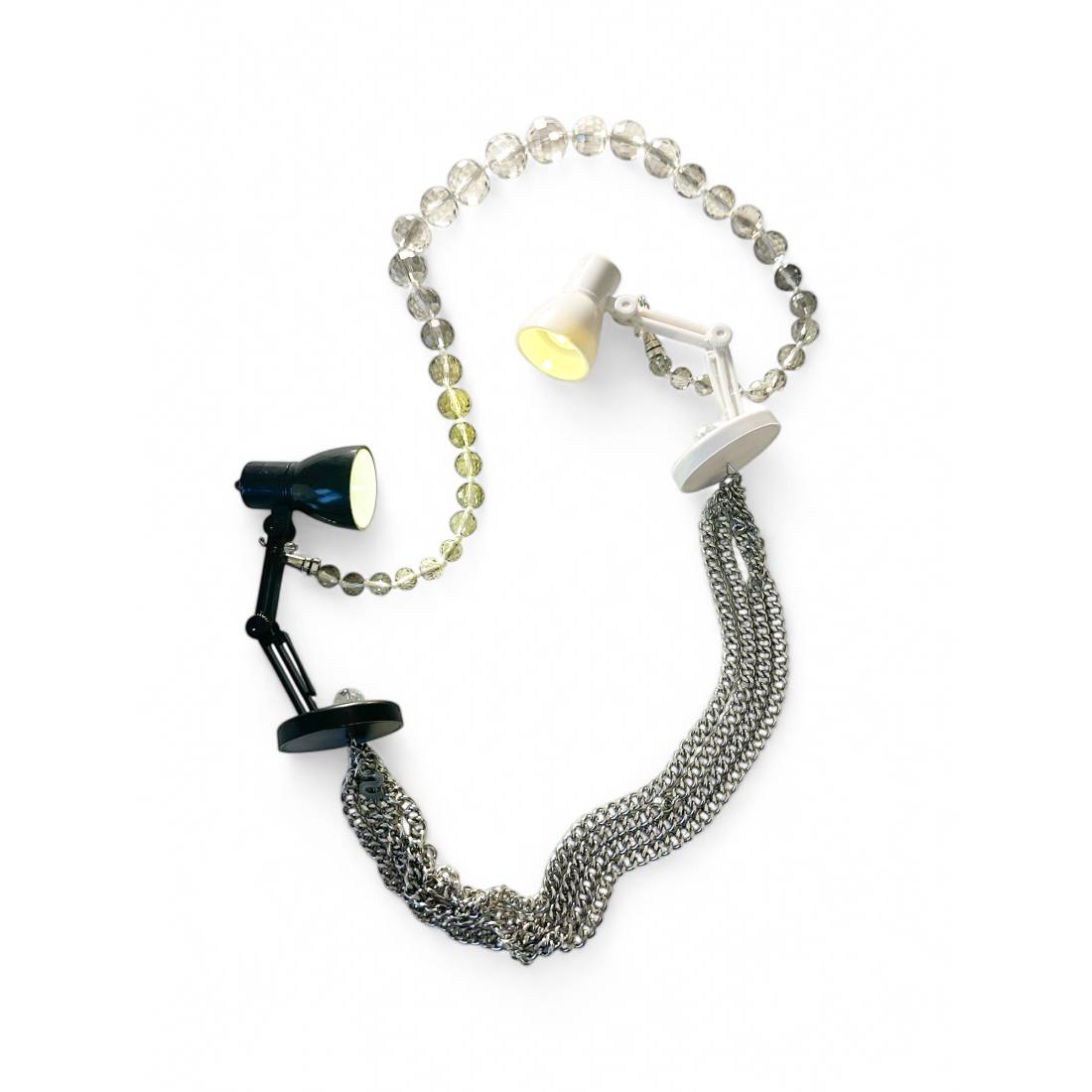 COLLANA LAMP BLACK AND WHITE
