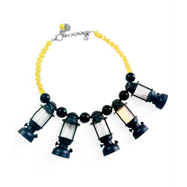 COLLANA LANTERNE GIALLE