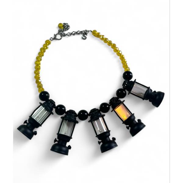 COLLANA LANTERNE GIALLE 2