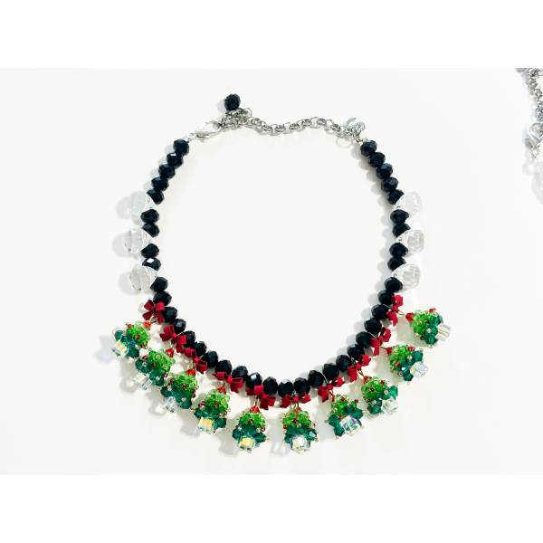 COLLANA MINI ALBERI PERLINE
