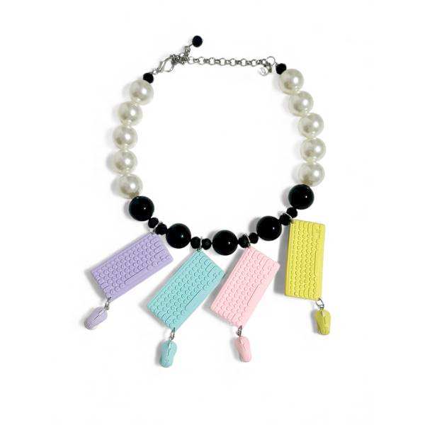 COLLANA TASTIERA COLOR