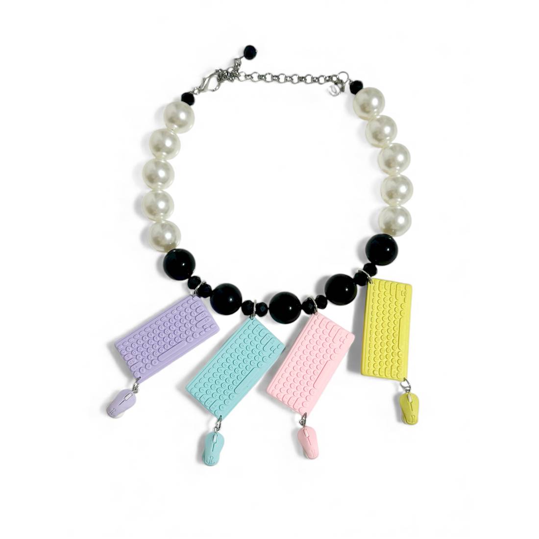 COLLANA TASTIERA COLOR