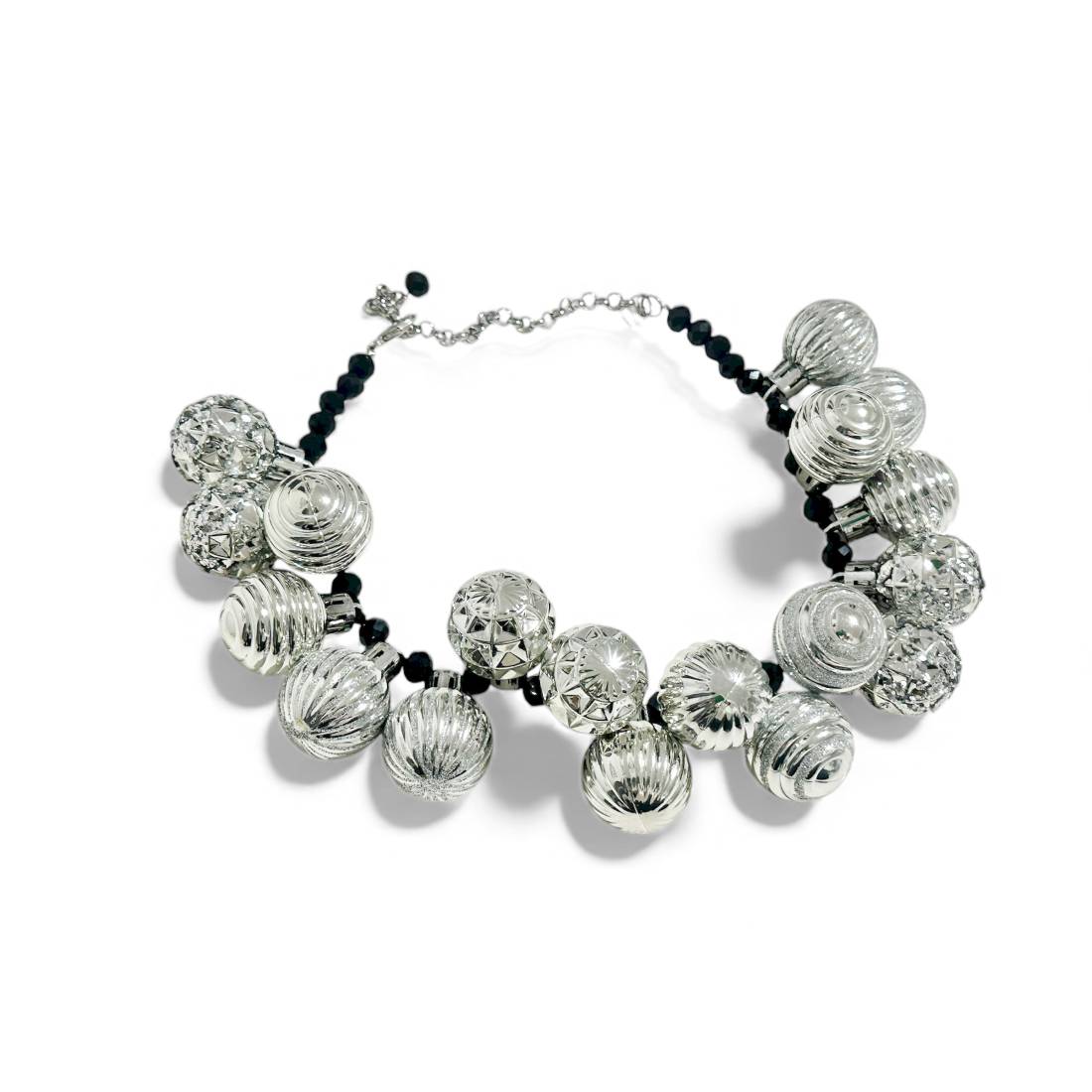 COLLANA BOLLE ARGENTO DECOR