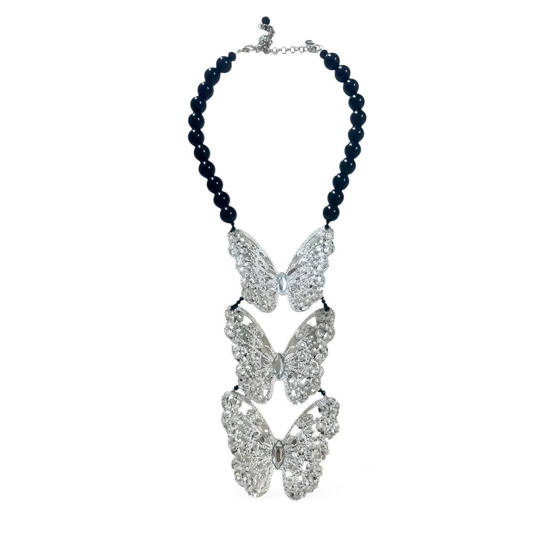COLLANA TRE FARFALLE IN ARGENTO