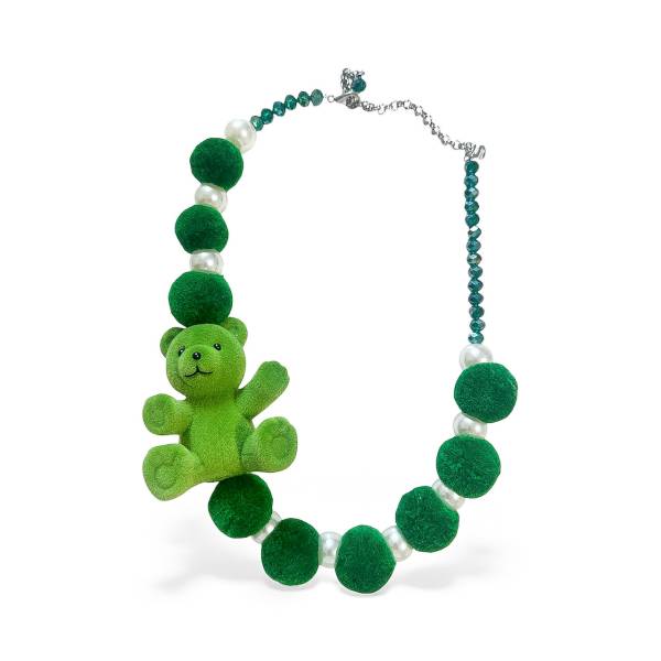 COLLANA ORSO BIG VERDE