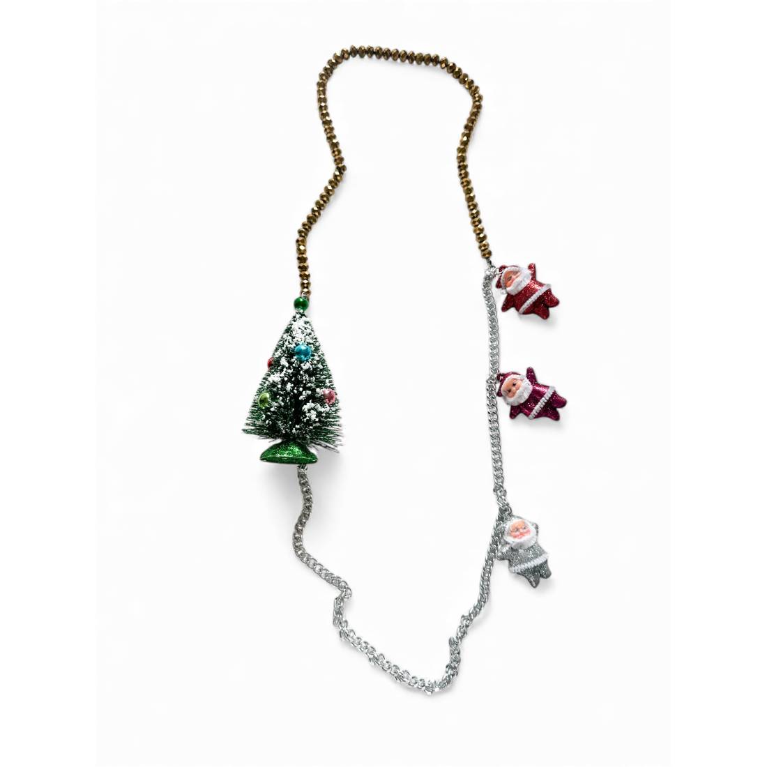 COLLANA ALBERO E BABBI NATALE