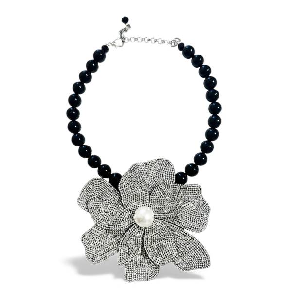 COLLANA FIORE CRISTALLO...