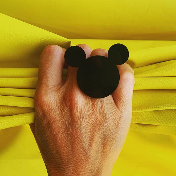 ANELLO MICKEY MOUSE BLACK 2